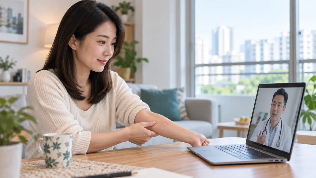 Hives: When Is a Teleconsult Suitable?
